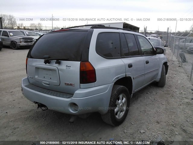 1GKDS13S872141710 - 2007 GMC ENVOY SILVER photo 4