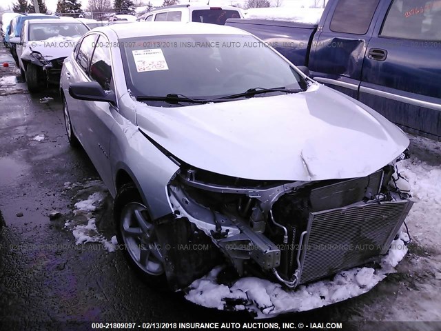 1G1ZB5STXGF310789 - 2016 CHEVROLET MALIBU LS 银色 照片 1