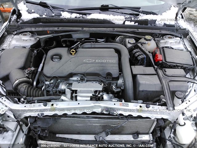 1G1ZB5STXGF310789 - 2016 CHEVROLET MALIBU LS 银色 照片 10