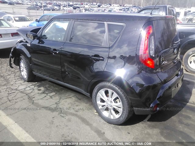 KNDJP3A5XG7268471 - 2016 KIA SOUL + BLACK photo 3