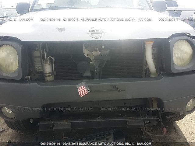 5N1ED28T12C513243 - 2002 NISSAN XTERRA XE/SE SILVER photo 6