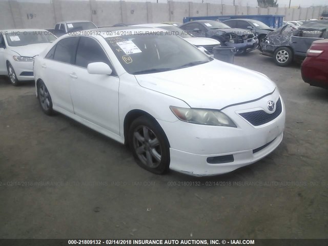 4T1BE46K08U734504 - 2008 TOYOTA CAMRY CE/LE/XLE/SE WHITE photo 1