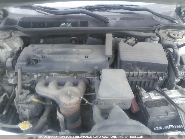 4T1BE46K08U734504 - 2008 TOYOTA CAMRY CE/LE/XLE/SE WHITE photo 10