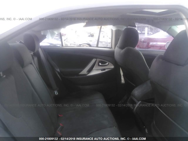 4T1BE46K08U734504 - 2008 TOYOTA CAMRY CE/LE/XLE/SE WHITE photo 8