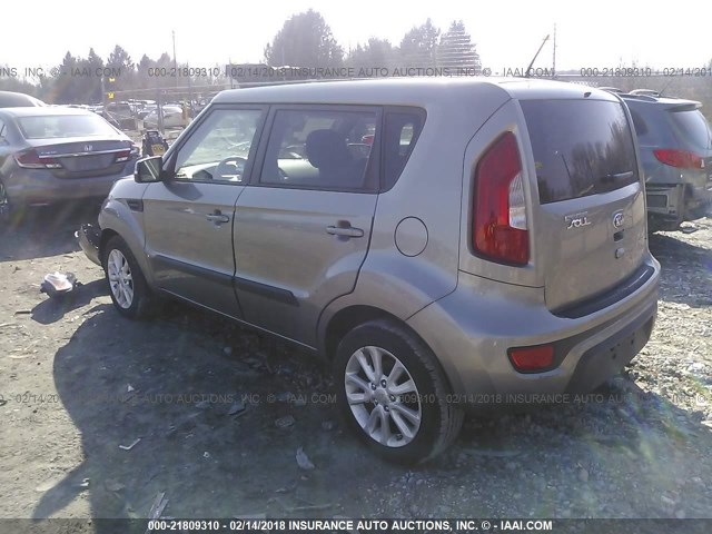 KNDJT2A66D7632511 - 2013 KIA SOUL +/!/SPORT GRAY photo 3