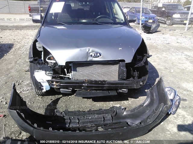 KNDJT2A66D7632511 - 2013 KIA SOUL +/!/SPORT GRAY photo 6