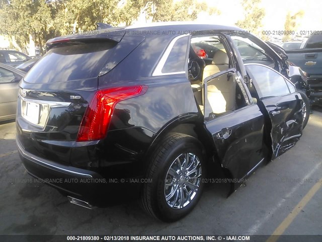 1GYKNARS0JZ149956 - 2018 CADILLAC XT5 BLACK photo 4