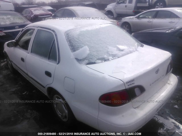 1NXBR12E0YZ366747 - 2000 TOYOTA COROLLA VE/CE/LE WHITE photo 3