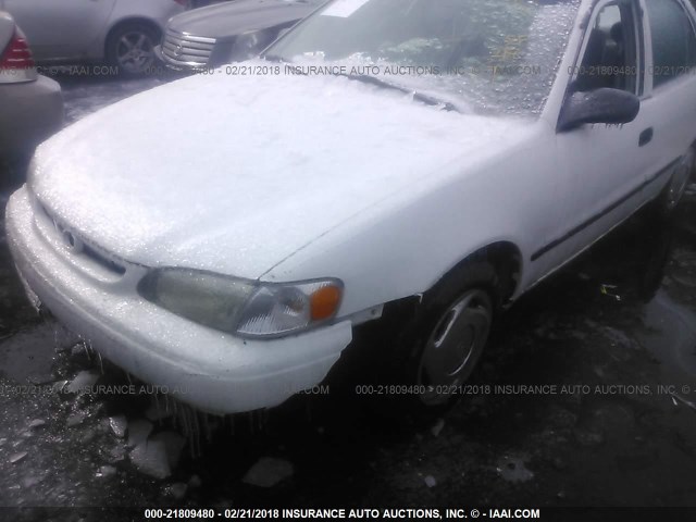 1NXBR12E0YZ366747 - 2000 TOYOTA COROLLA VE/CE/LE WHITE photo 6