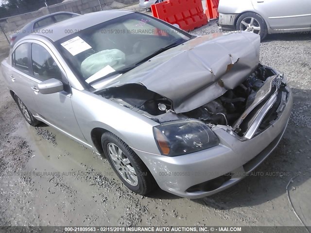 4A32B2FF4BE011001 - 2011 MITSUBISHI GALANT FE SILVER photo 1