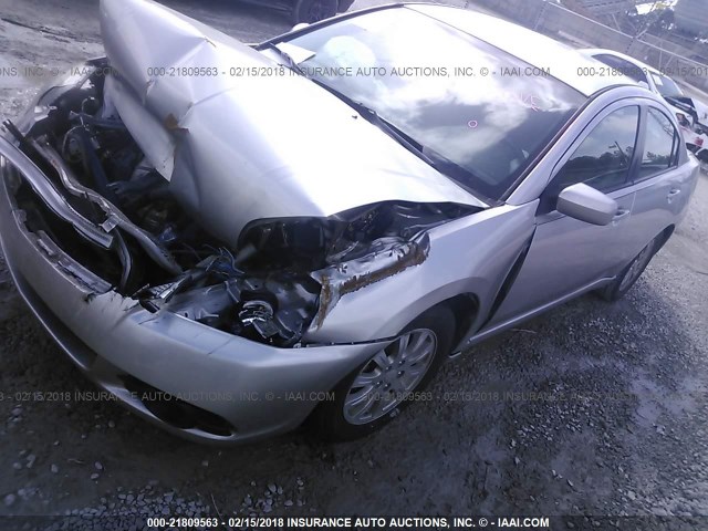 4A32B2FF4BE011001 - 2011 MITSUBISHI GALANT FE SILVER photo 2