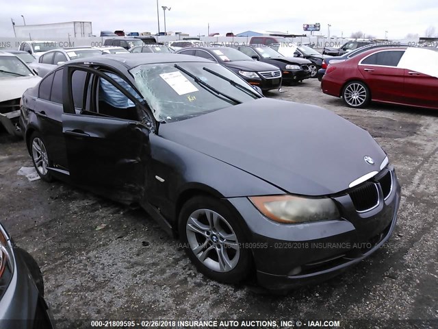 WBAVA33598KX87328 - 2008 BMW 328 I GRAY photo 1