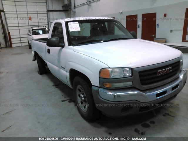 1GTEC14V85Z900625 - 2005 GMC NEW SIERRA C1500 WHITE photo 1