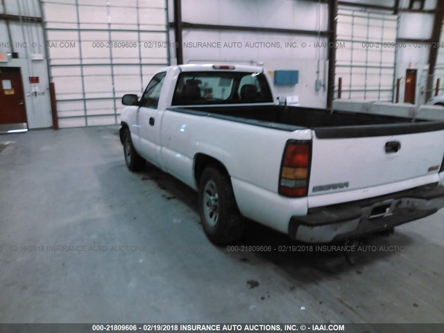 1GTEC14V85Z900625 - 2005 GMC NEW SIERRA C1500 WHITE photo 3