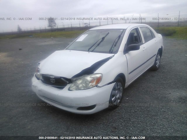 1NXBR32EX7Z816284 - 2007 TOYOTA COROLLA CE/LE/S WHITE photo 2