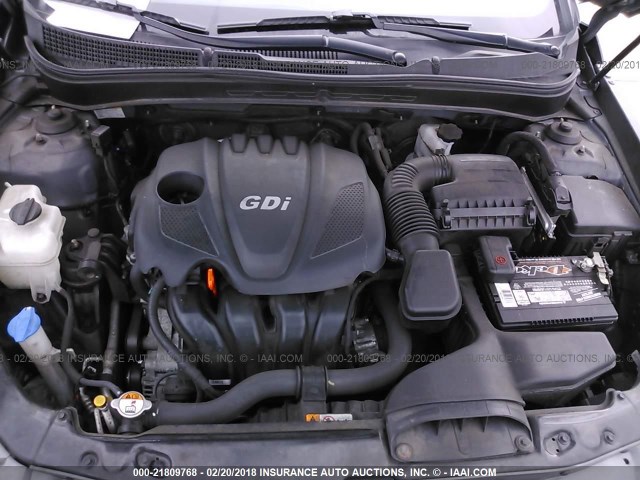 5NPEB4ACXDH565932 - 2013 HYUNDAI SONATA GLS GRAY photo 10