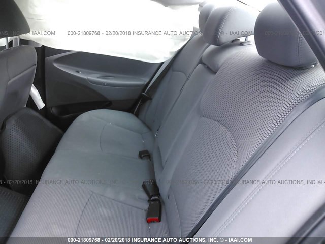 5NPEB4ACXDH565932 - 2013 HYUNDAI SONATA GLS GRAY photo 8