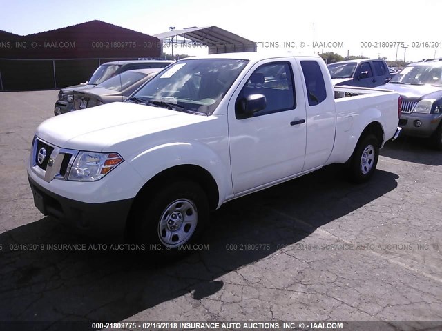1N6BD0CT0FN745763 - 2015 NISSAN FRONTIER S/SV WHITE photo 2