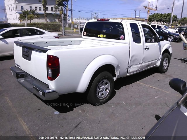 1N6BD0CT0FN745763 - 2015 NISSAN FRONTIER S/SV WHITE photo 4