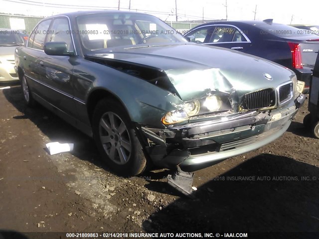 WBAGF8329VDL46957 - 1997 BMW 740 I AUTOMATIC GREEN photo 1