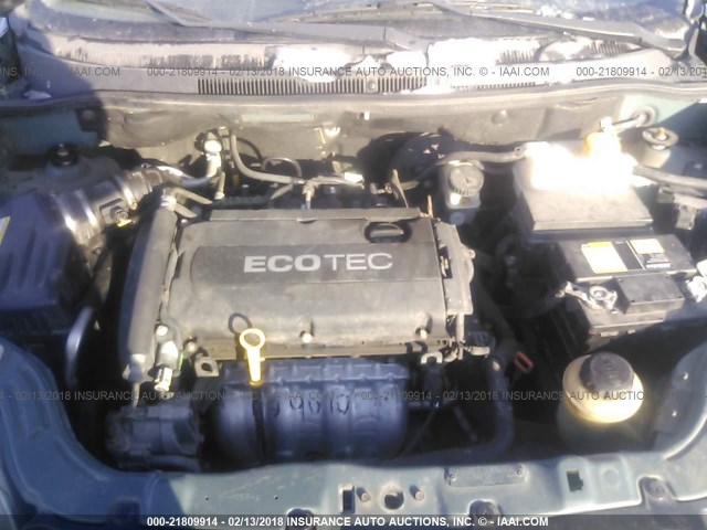 KL1TD5DE6AB135405 - 2010 CHEVROLET AVEO LS/LT 蓝色 照片 10