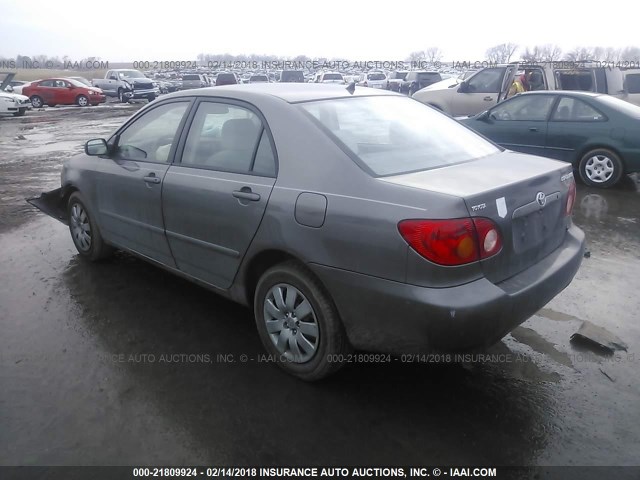 1NXBR32E44Z283764 - 2004 TOYOTA COROLLA CE/LE/S GRAY photo 3