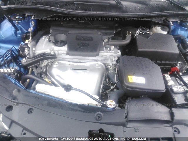 4T1BF1FKXHU686585 - 2017 TOYOTA CAMRY LE/XLE/SE/XSE BLUE photo 10