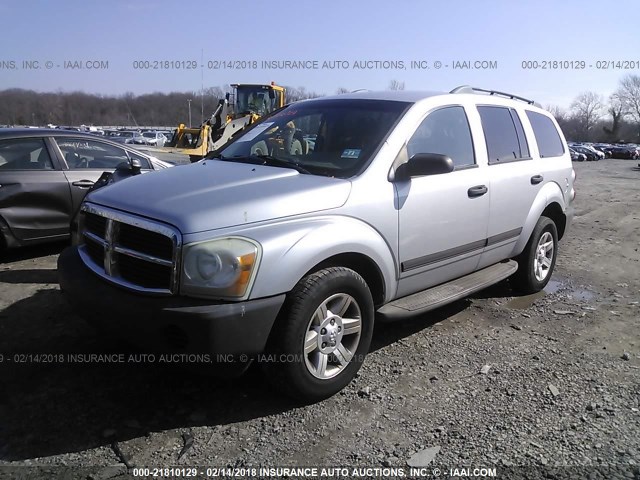 1D4HB38N35F610920 - 2005 DODGE DURANGO ST SILVER photo 2