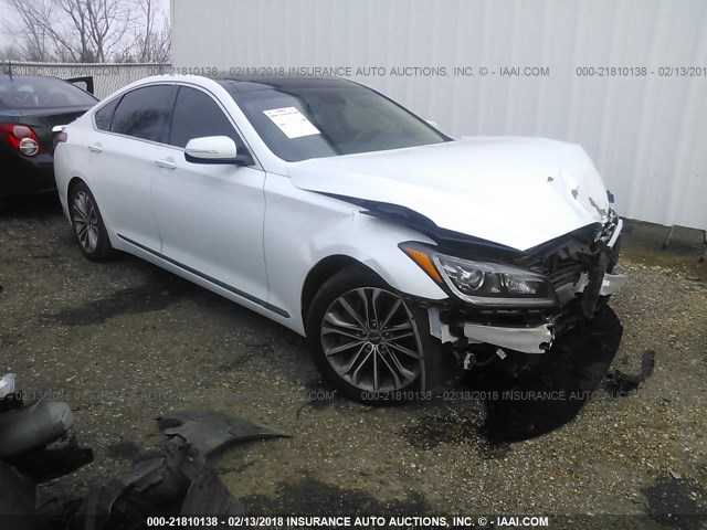 KMHGN4JE6FU025080 - 2015 HYUNDAI GENESIS 3.8L WHITE photo 1