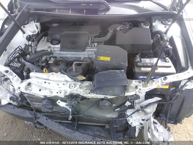4T1BF1FK8CU111099 - 2012 TOYOTA CAMRY SE/LE/XLE WHITE photo 10