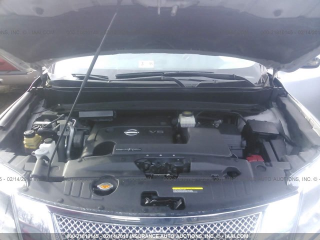 5N1AR2MMXEC639409 - 2014 NISSAN PATHFINDER S/SV/SL/PLATINUM 银色 照片 10