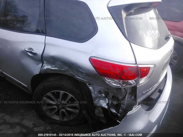 5N1AR2MMXEC639409 - 2014 NISSAN PATHFINDER S/SV/SL/PLATINUM 银色 照片 6