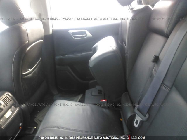 5N1AR2MMXEC639409 - 2014 NISSAN PATHFINDER S/SV/SL/PLATINUM 银色 照片 8