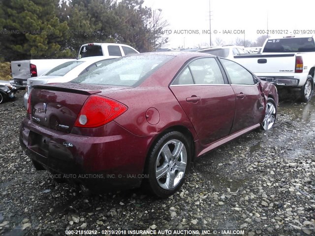 1G2ZM577684132085 - 2008 PONTIAC G6 GXP RED photo 4