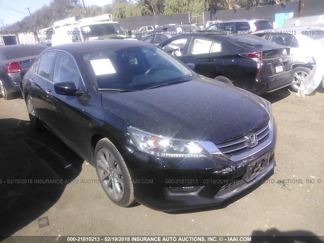1HGCR2F59FA272553 - 2015 HONDA ACCORD SPORT 黑色 照片 1