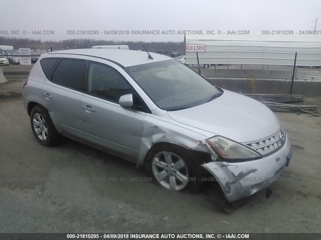 JN8AZ08W36W532100 - 2006 NISSAN MURANO SL/SE/S SILVER photo 1