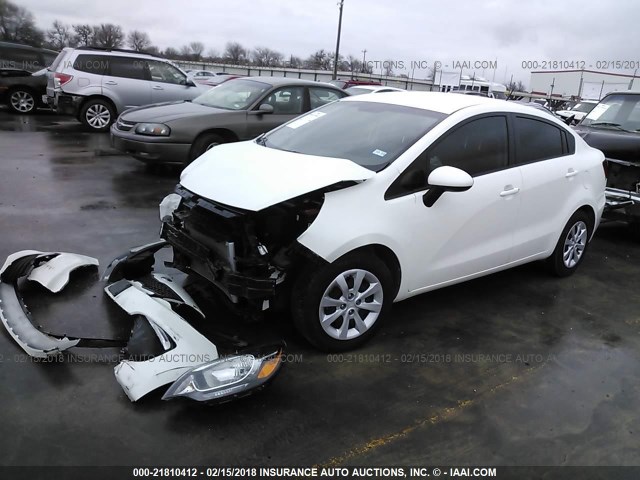 KNADM4A3XH6062131 - 2017 KIA RIO LX Սպիտակ լուսանկար 2