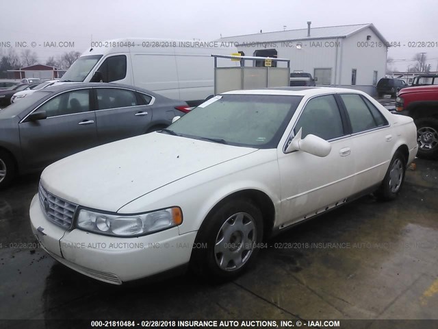 1G6KS54Y3YU174054 - 2000 CADILLAC SEVILLE SLS WHITE photo 2