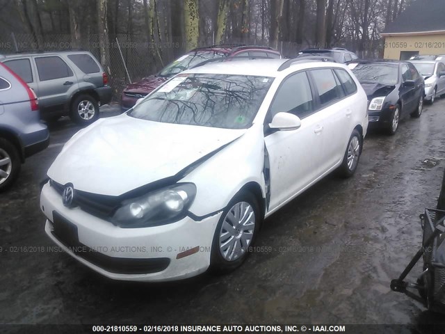 3VWPP7AJ6EM602557 - 2014 VOLKSWAGEN JETTA S/SE WHITE photo 2