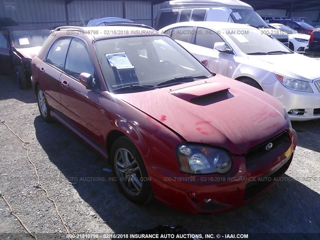 JF1GG29675G812879 - 2005 SUBARU IMPREZA WRX/VDT RED photo 1