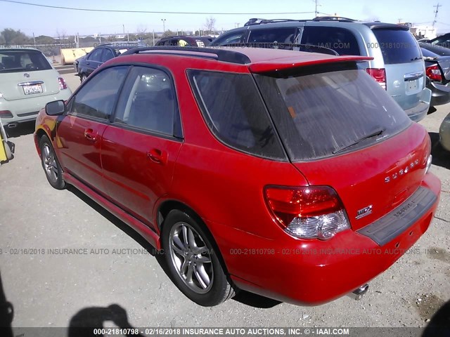 JF1GG29675G812879 - 2005 SUBARU IMPREZA WRX/VDT RED photo 3