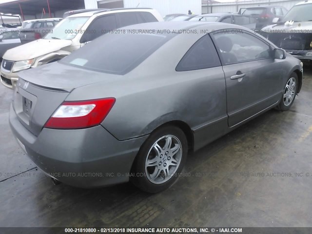 2HGFG12968H543806 - 2008 HONDA CIVIC EXL თაფლისფერი ფოტო 4