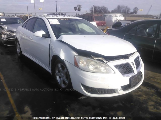 1G2ZA5EB2A4127147 - 2010 PONTIAC G6 WHITE photo 1