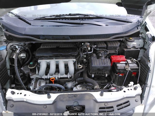 JHMGE8H37CS006902 - 2012 HONDA FIT 白色 照片 10