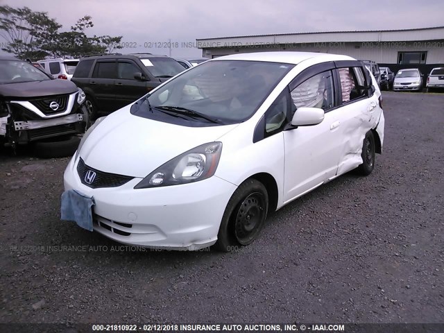 JHMGE8H37CS006902 - 2012 HONDA FIT 白色 照片 2