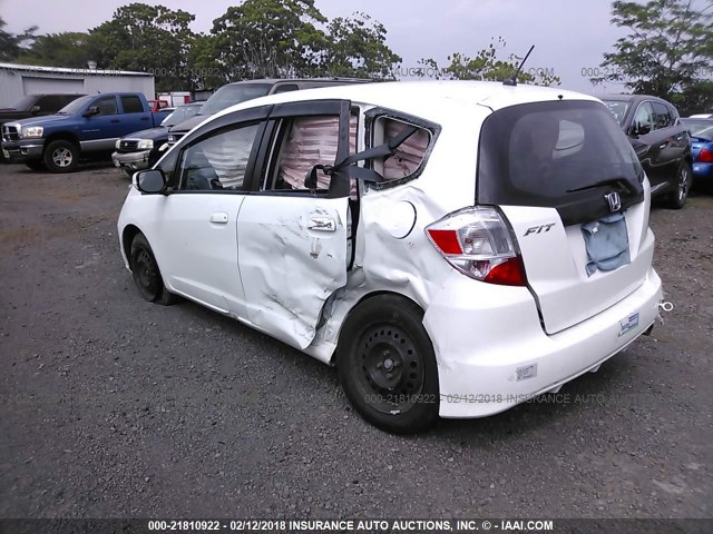 JHMGE8H37CS006902 - 2012 HONDA FIT 白色 照片 3