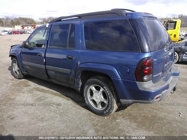 1GNET16S256149467 - 2005 CHEVROLET TRAILBLAZER EXT LS/EXT LT BLUE photo 3