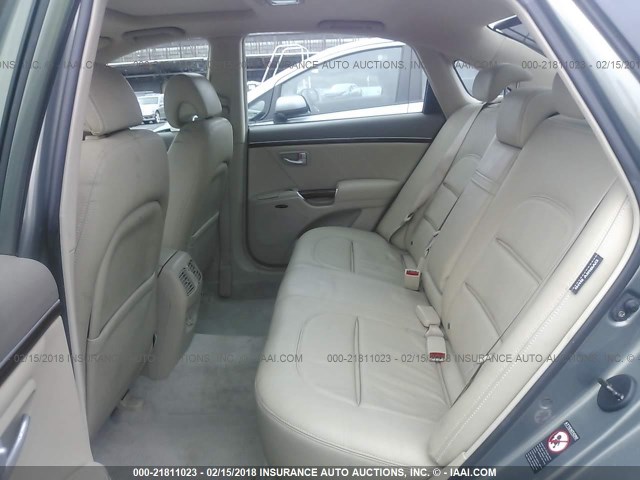 KMHFC46F07A141476 - 2007 HYUNDAI AZERA SE/LIMITED GREEN photo 8