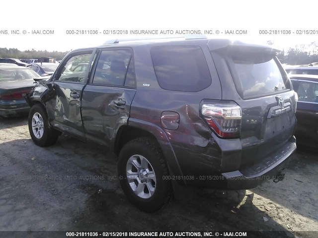 JTEBU5JR6E5153513 - 2014 TOYOTA 4RUNNER SR5/LIMITED/TRAIL GRAY photo 3