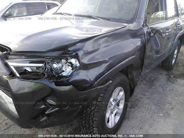 JTEBU5JR6E5153513 - 2014 TOYOTA 4RUNNER SR5/LIMITED/TRAIL GRAY photo 6